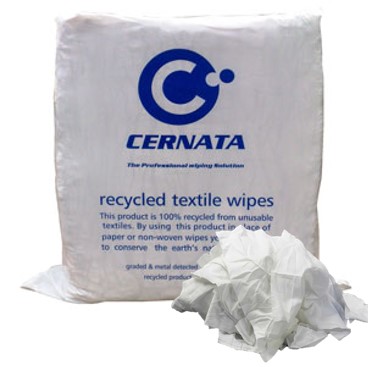 White Cleaning Rag 100% Cotton Poly Pack 10kg